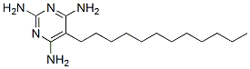 5-dodecylpyrimidine-2,4,6-triamine Struktur