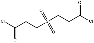 3,3'-sulphonyldipropionyl dichloride Struktur