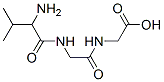 N-(N-DL-valylglycyl)glycine Struktur