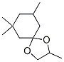 2,7,7,9-tetramethyl-1,4-dioxaspiro[4.5]decane Struktur