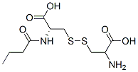 N-(1-oxobutyl)-L-cystine Struktur