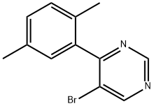 5-溴-4-(2,5-二甲基苯基)嘧啶, 941294-35-5, 結(jié)構(gòu)式