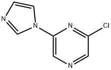 2-Chloro-6-(1H-imidazol-1-yl)pyrazine Struktur