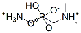 3-ammoniopropyl(dimethyl)ammonium hydrogen phosphate Struktur