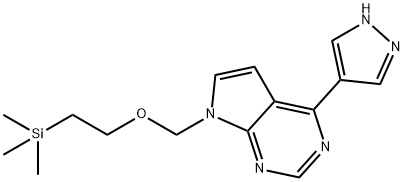 4-(1H-Pyrazol-4-yl)-7-((2-(trimethylsilyl)ethoxy)methyl)-7H-pyrrolo[2,3-d]pyrimidine