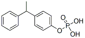 p-(1-phenylethyl)phenyl dihydrogen phosphate Struktur