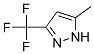 5-methyl-3-(trifluoromethyl)-1H-pyrazole Struktur