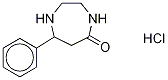 7-Phenyl-1,4-diazepan-5-one Hydrochloride Struktur