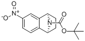 6-NITRO-(1S,4R)-1,2,3,4-TETRAHYDRO-1,4-EPIAZANO-NAPHTHALENE-9-CARBOXYLIC ACID TERT-BUTYL ESTER Struktur