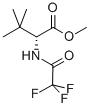 D-VALINE, 3-METHYL-N-(2,2,2-TRIFLUOROACETYL)-, METHYL ESTER Struktur