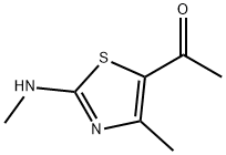 1-(4-METHYL-2-(METHYLAMINO)THIAZOL-5-YL)ETHANONE Struktur