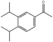 1-[3,4-bis(1-methylethyl)phenyl]ethan-1-one  Struktur