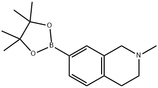 1,2,3,4-TETRAHYDRO-2-METHYL-7-(4,4,5,5-TETRAMETHYL-1,3,2-DIOXABOROLAN-2-YL)-ISOQUINOLINE Struktur