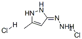 1,2-dihydro-5-methyl-3H-pyrazol-3-one hydrazone dihydrochloride Struktur