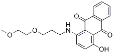 1-hydroxy-4-[[3-(2-methoxyethoxy)propyl]amino]anthraquinone Struktur