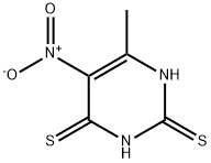 6-methyl-5-nitropyrimidine-2,4(1H,3H)-dithione Struktur