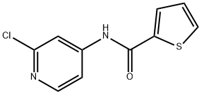 N-(2-chloropyridin-4-yl)thiophene-2-carboxaMide Struktur