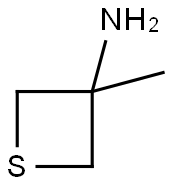 3-Methyl-3-thietanamine Struktur