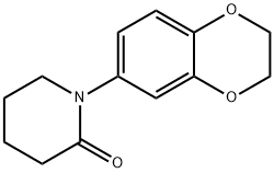 2-Piperidinone,  1-(2,3-dihydro-1,4-benzodioxin-6-yl)- Struktur