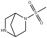 2-(Methylsulfonyl)-2,5-Diazabicyclo[2.2.1]heptane Struktur