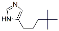 1H-Imidazole,  5-(4,4-dimethylpentyl)- Struktur