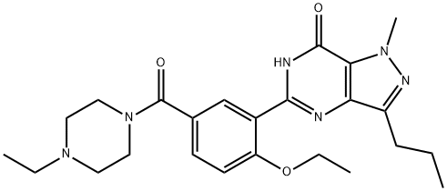 昔多芬/CARBODENAFIL 結(jié)構(gòu)式