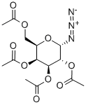 2,3,4,6-TETRA-O-ACETYL-ALPHA-D-GALACTOPYRANOSYL AZIDE Struktur