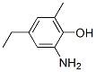 Phenol,  2-amino-4-ethyl-6-methyl- Struktur