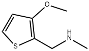 N-METHYL-(3-METHOXYTHIEN-2-YL)METHYLAMINE Struktur