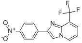 2-(4-Nitro-phenyl)-8-trifluoromethyl-imidazo[1,2-a]pyridine Struktur