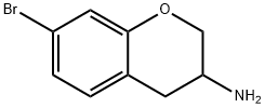 2H-1-BENZOPYRAN-3-AMINE,7-BROMO-3,4-DIHYDRO- Struktur