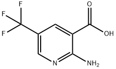 2-Amino-5-(trifluoromethyl)nicotinic acid Struktur