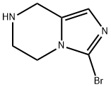 3-Bromo-5,6,7,8-tetrahydro-imidazo[1,5-a]pyrazine Struktur