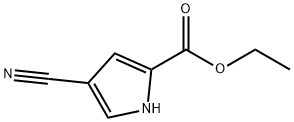 4-CYANO-1H-PYRROLE-2-CARBOXYLIC ACID ETHYL ESTER Struktur