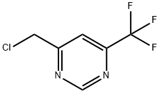 4-(chloromethyl)-6-(trifluoromethyl)pyrimidine Struktur