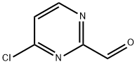 4-chloropyrimidine-2-carbaldehyde Struktur