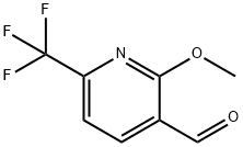 2-Methoxy-6-(trifluoromethyl)nicotinaldehyde Structure