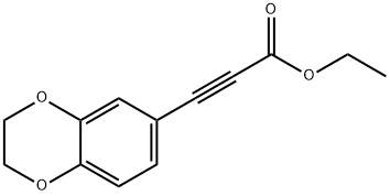 2-Propynoic  acid,  3-(2,3-dihydro-1,4-benzodioxin-6-yl)-,  ethyl  ester Struktur