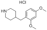 PIPERIDINE, 4-[(2,4-DIMETHOXYPHENYL)METHYL]-, HYDROCHLORIDE Struktur