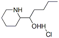 2-PIPERIDINEMETHANOL, .ALPHA.-BUTYL-, HYDROCHLORIDE Struktur