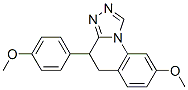 [1,2,4]Triazolo[4,3-a]quinoline,  4,5-dihydro-8-methoxy-4-(4-methoxyphenyl)- Struktur