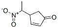 2-Cyclopenten-1-one,  4-(1-nitroethyl)- Struktur