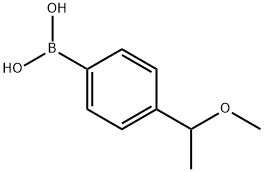 [4-(1-METHOXYETHYL)PHENYL]BORONIC ACID Struktur