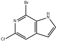 1H-PYRROLO[2,3-C]PYRIDINE, 7-BROMO-5-CHLORO- price.