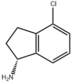 (R)-4-CHLORO-INDAN-1-YLAMINE Struktur