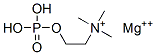 Phosphoryl choline magnesium salt Struktur