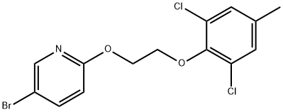 5-bromo-2-[2-(2,6-dichloro-4-
methyl-phenoxy)-ethoxy]-pyridine Struktur