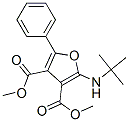 3,4-Furandicarboxylic  acid,  2-[(1,1-dimethylethyl)amino]-5-phenyl-,  3,4-dimethyl  ester Struktur