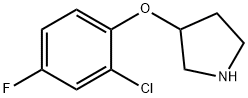 3-(2-CHLORO-4-FLUOROPHENOXY)PYRROLIDINE price.