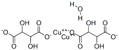 Cupric  tartrate  hydrate,  Tartaric  acid  cupric  salt Struktur